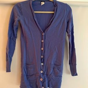 Jcrew violet cardigan